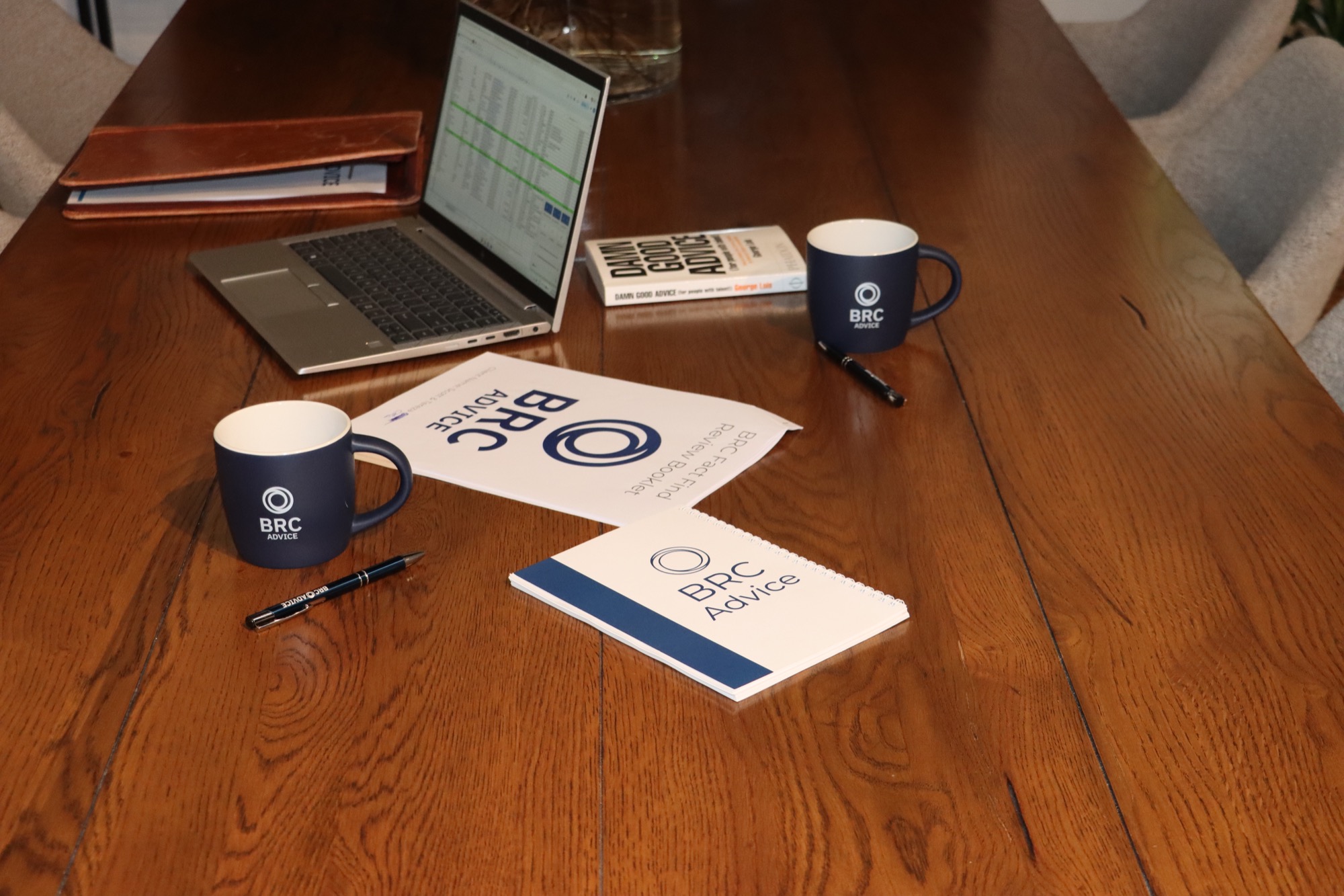 BRC Advice review documents and branded materials